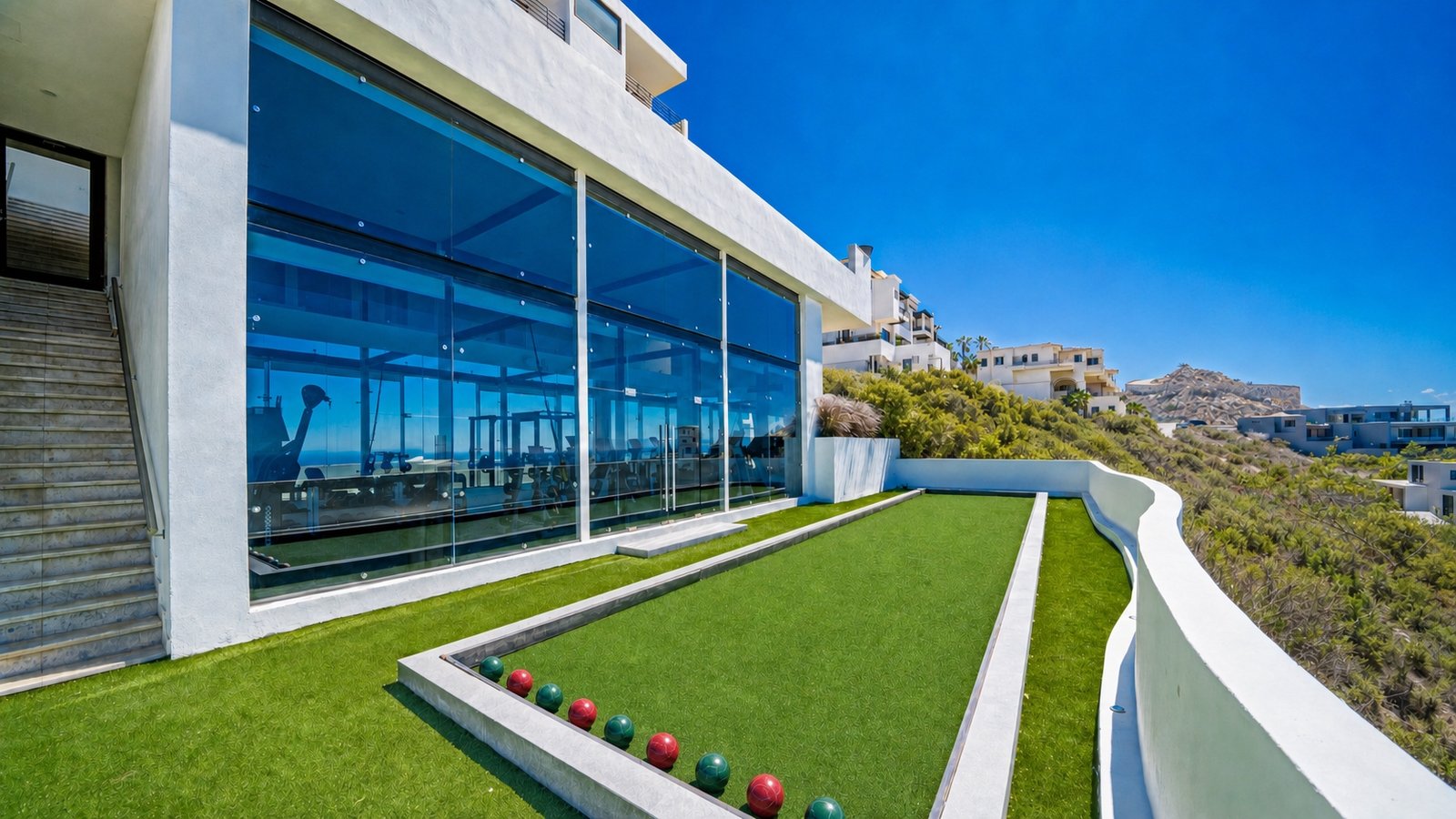 Bocce ball court